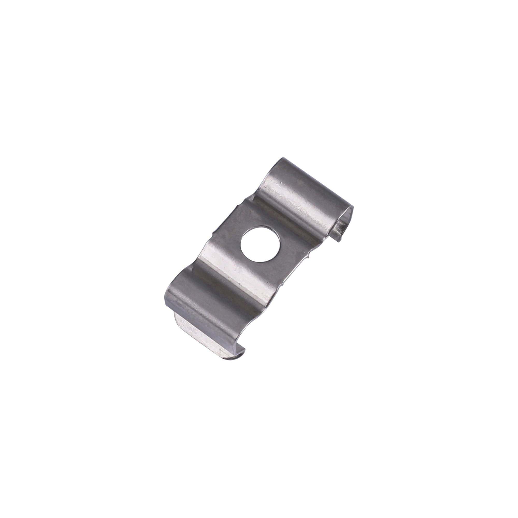 Tiras 17.1 x 15.3mm Aluminium Profile Fixing Clip With Hole (1pc) for M7392 / M7393 / M7394